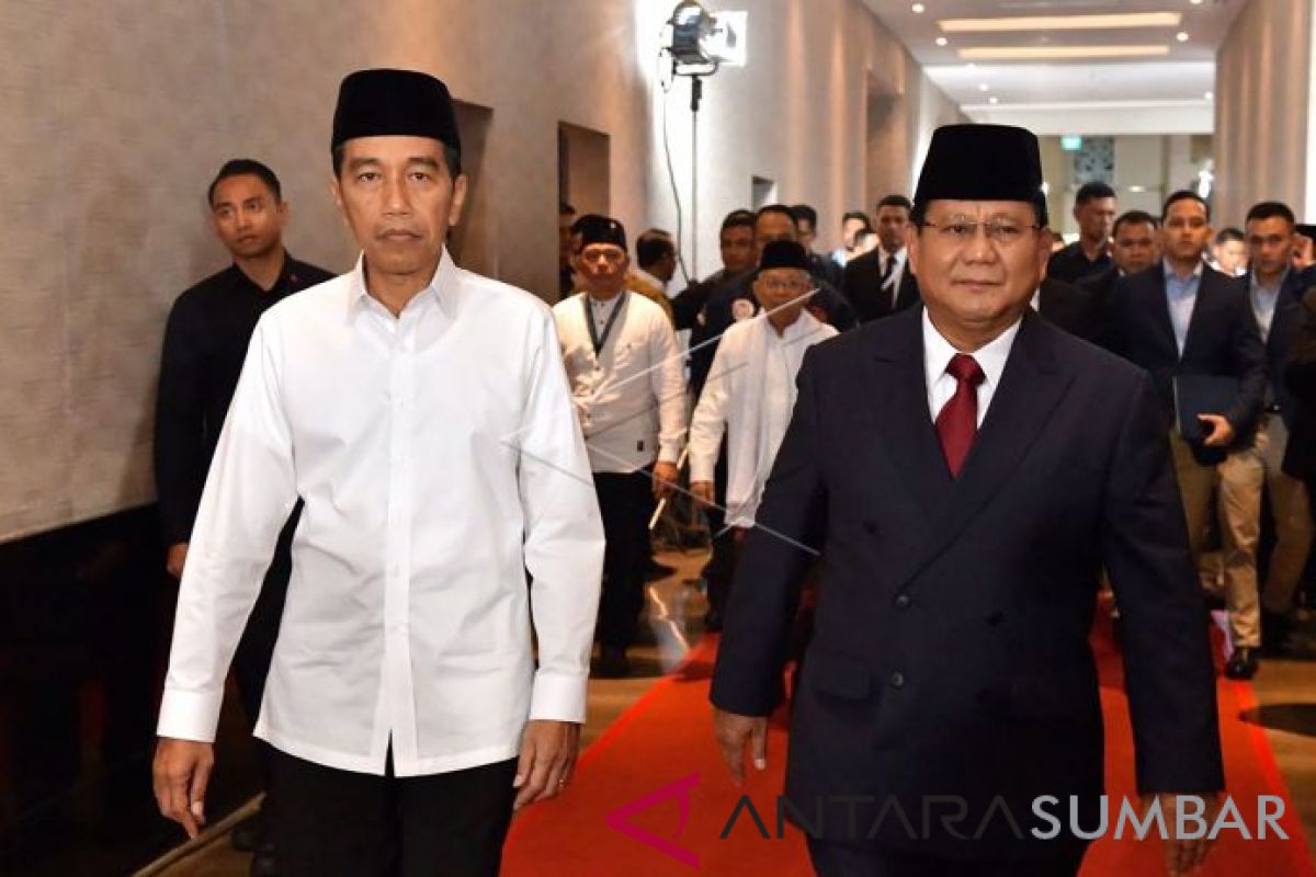 Jelang debat, Presiden Jokowi lari pagi di Kebun Raya Bogor