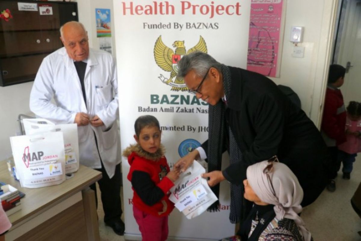 Baznas bantu pengungsi Palestina