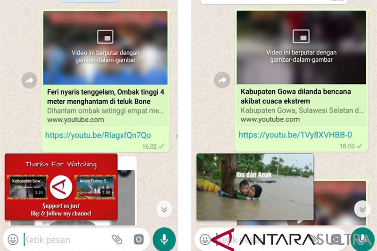 WhatsApp rilis fitur Picture in Picture