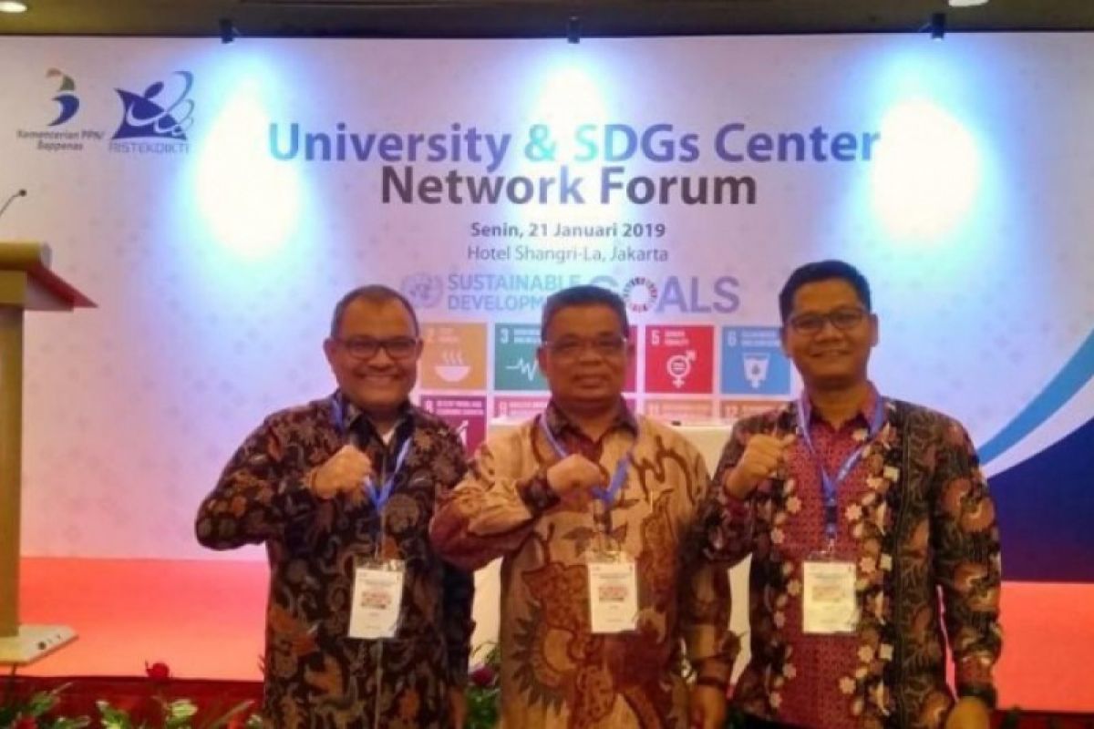 Rektor Unja hadiri university & SDG's center network forum