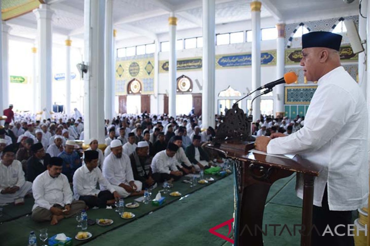 Bupati Shabela minta doakan Aceh Tengah aman dan damai