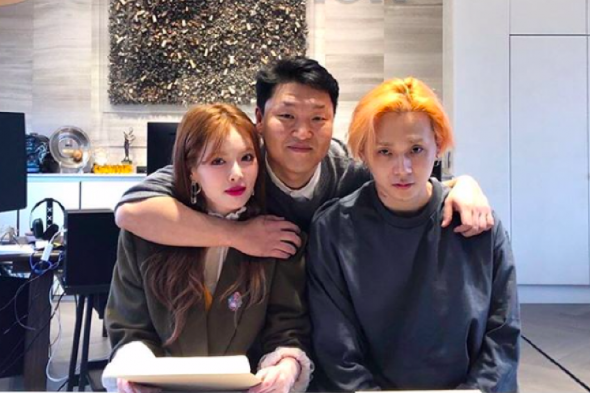 Keluar dari Cube Entertainment, E'Dawn dan Hyuna gabung ke label milik Psy