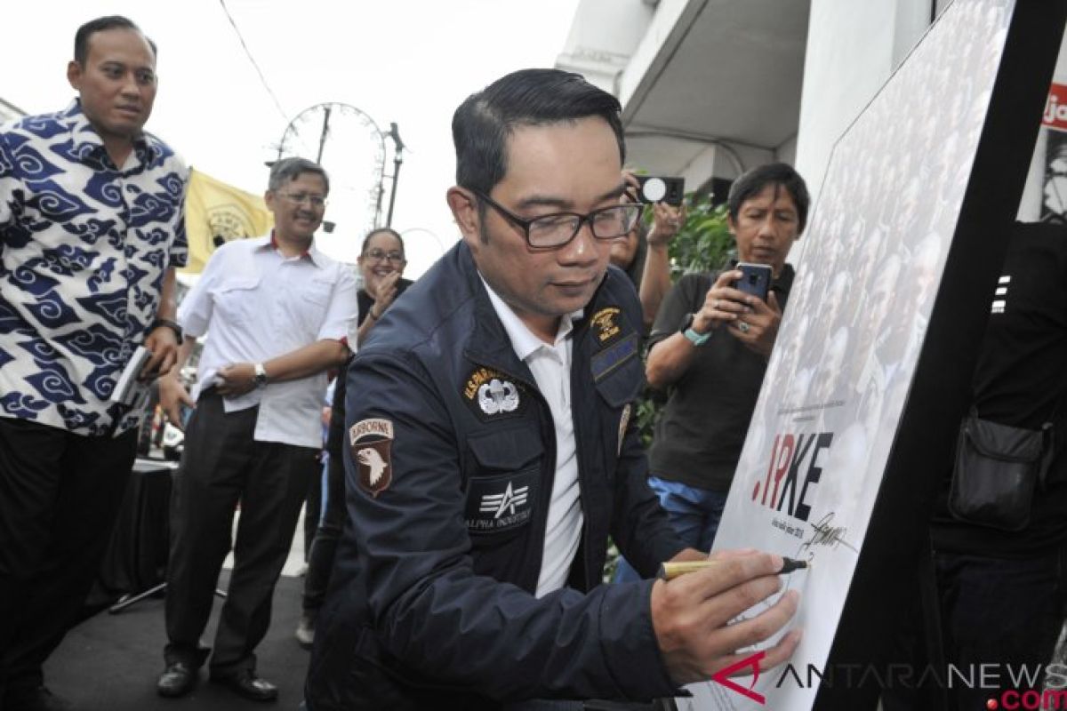 Begini cara Ridwan Kamil melepas penat