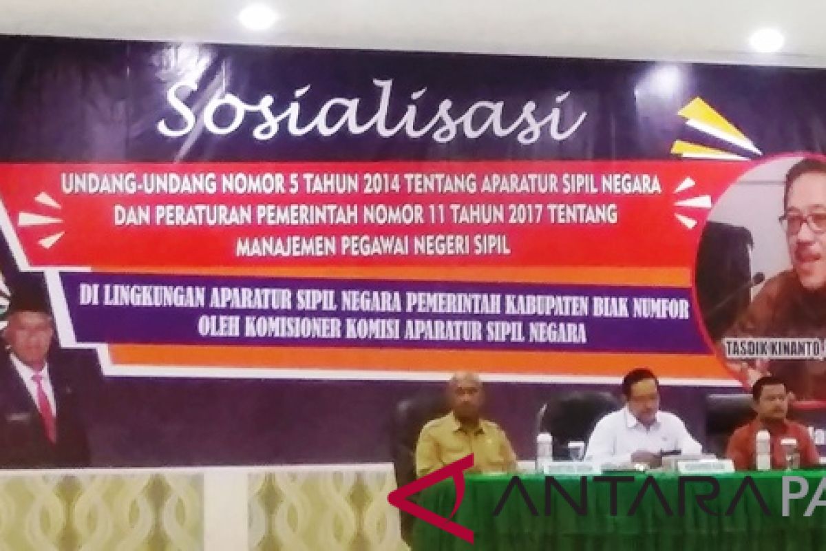 KASN ajak PNS Biak jaga profesionalisme kerja