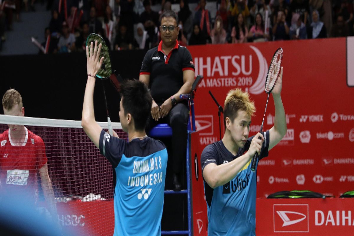 Pasangan Kevin/Marcus melaju ke final Indonesia Masters