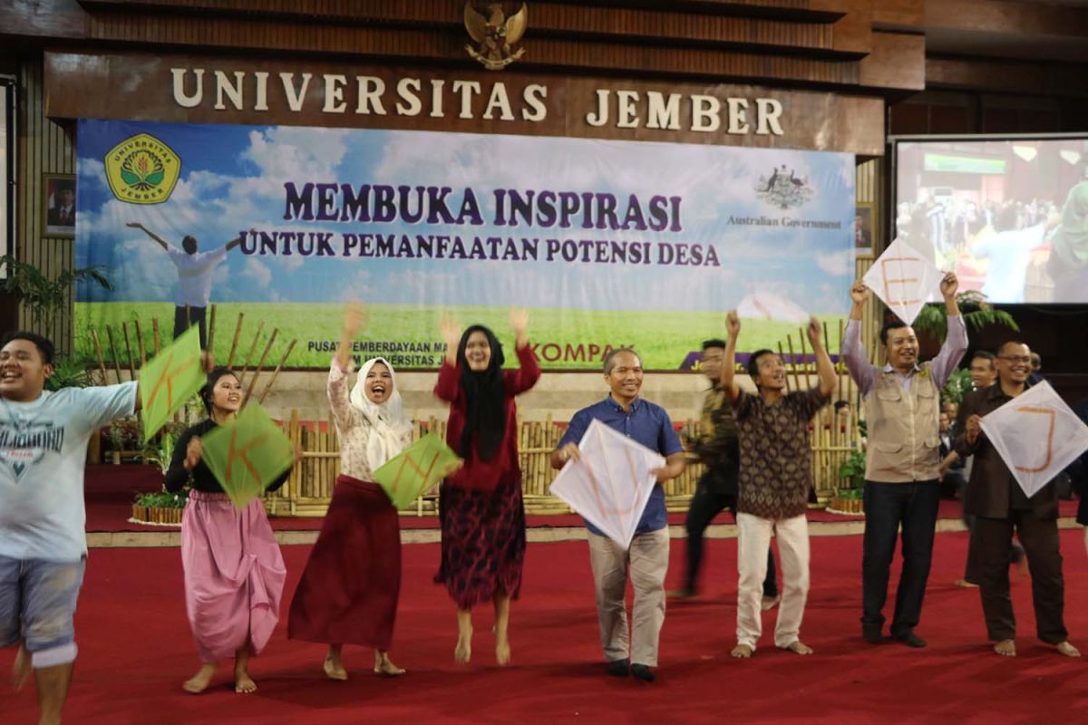 Ratusan Mahasiswa Unej Diterjunkan Membangun Potensi Desa Empat Kabupaten