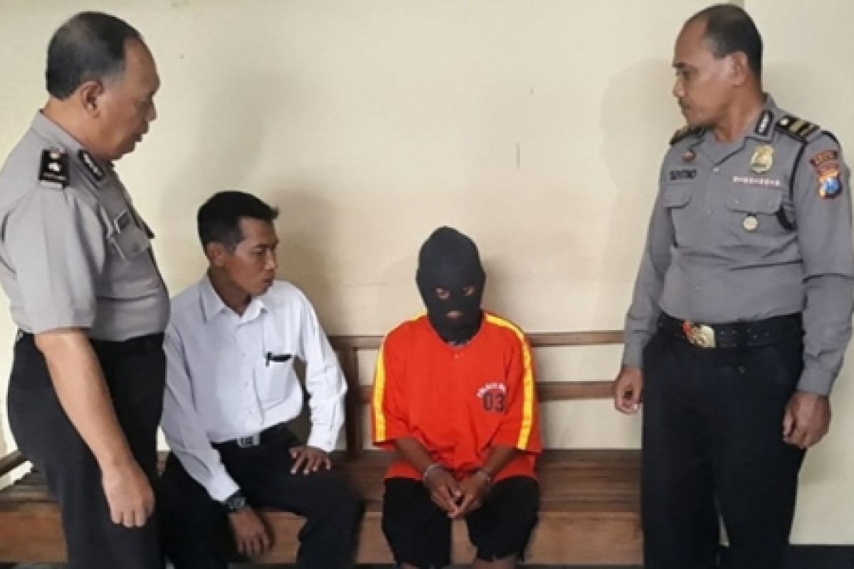 Polres Ngawi Amankan Pencuri Kotak Amal di Masjid