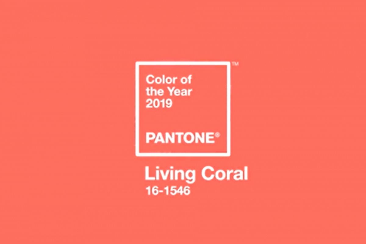 Living Coral jadi tren warna 2019