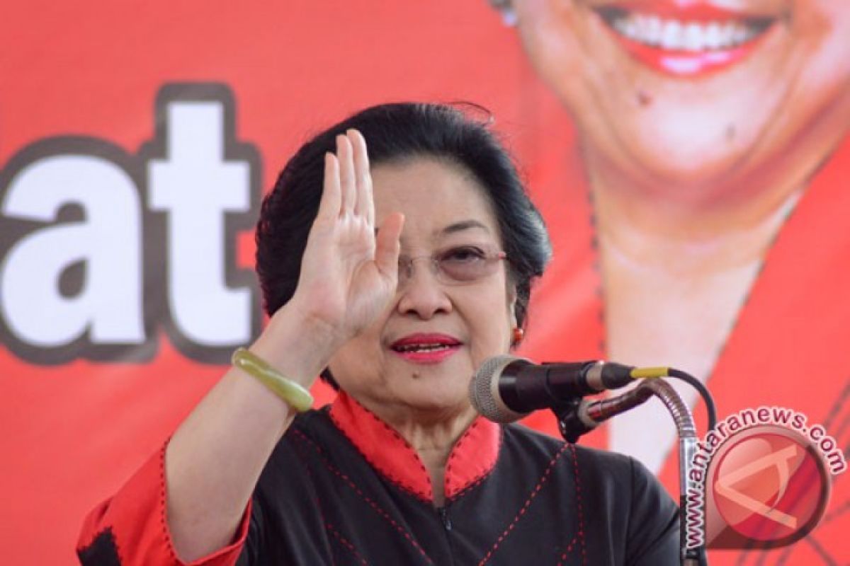 Megawati tutup acara Rakornas PDI Perjuangan