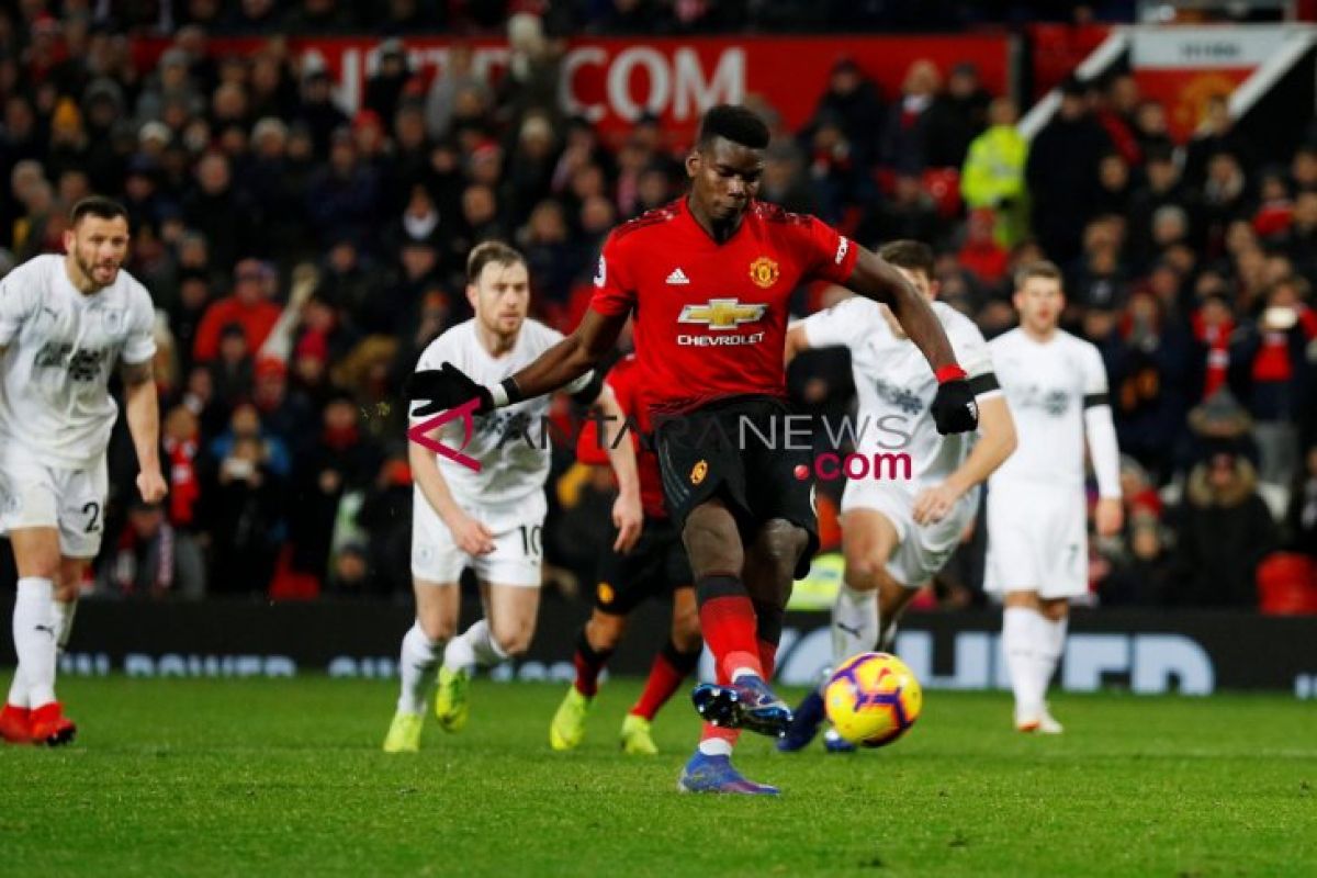Rangkaian kemenangan Solskjaer berakhir, MU ditahan Burnley 2-2