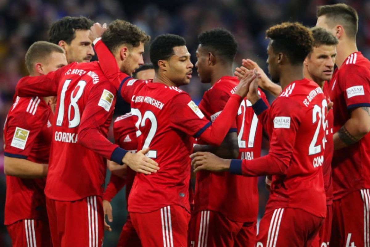 Bungkam Schalke 3-1, Bayern pangkas jarak dari Dortmund