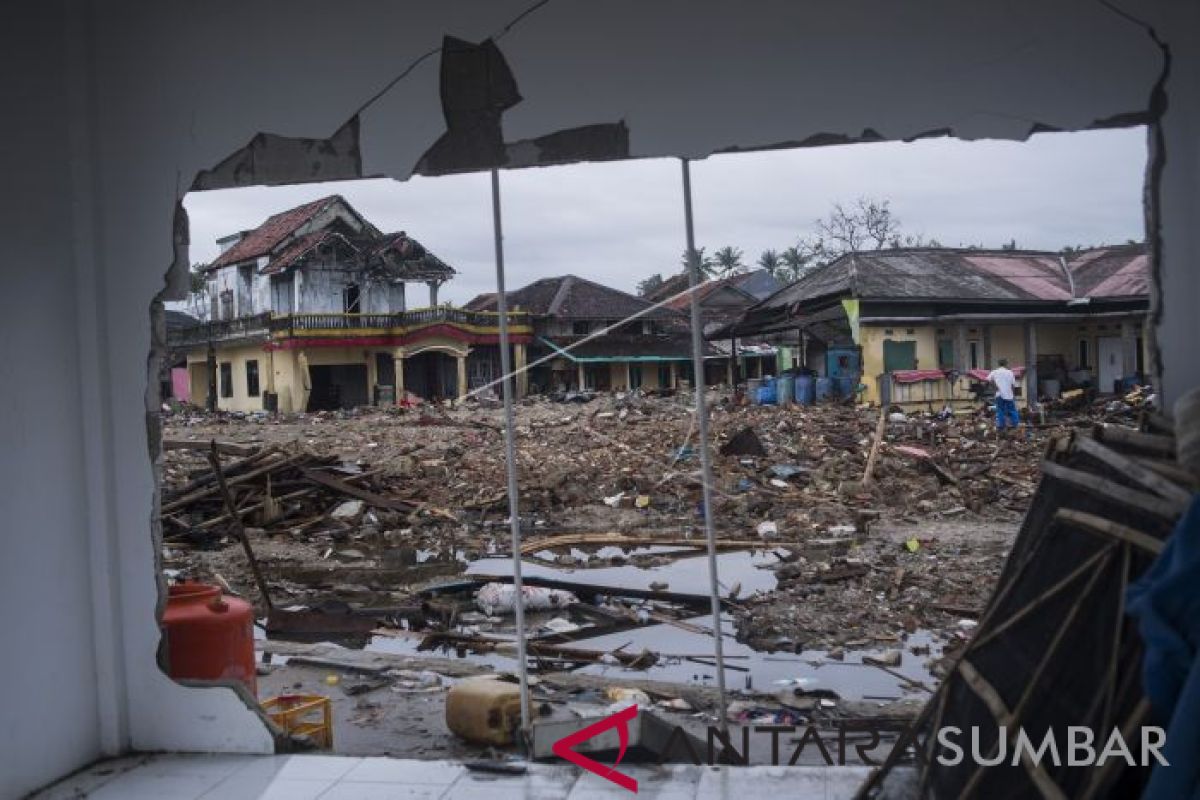 Peta kawasan rawan bencana PVMBG: pantai barat Sumatera rawan tsunami
