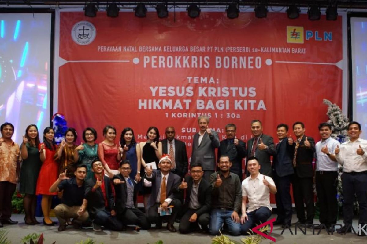 Natal bersama PLN - Perokris Borneo se-Kalbar