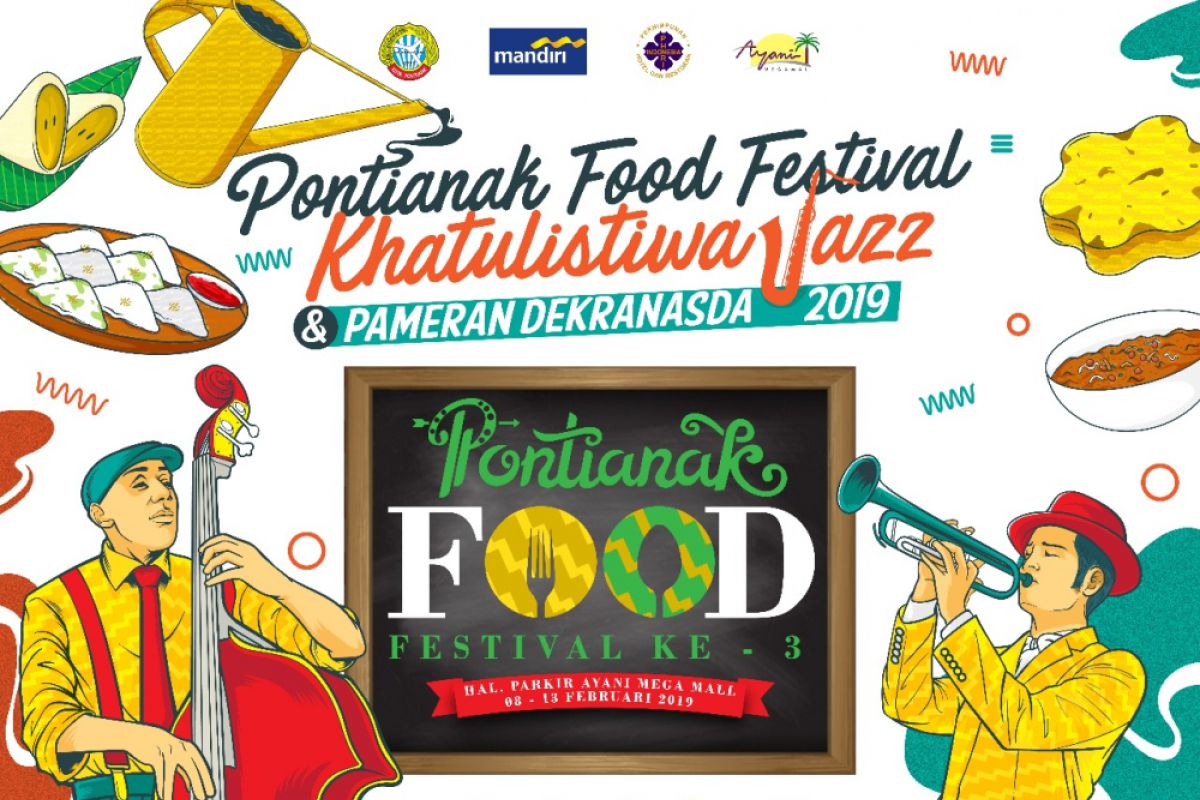 Kompor induksi di Pontianak food festival