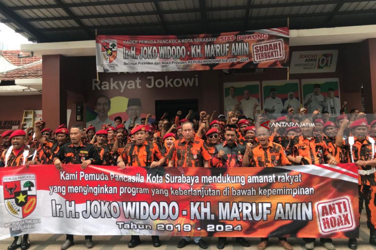 Awasi TPS, Pemuda Pancasila Surabaya Kerahkan Kader