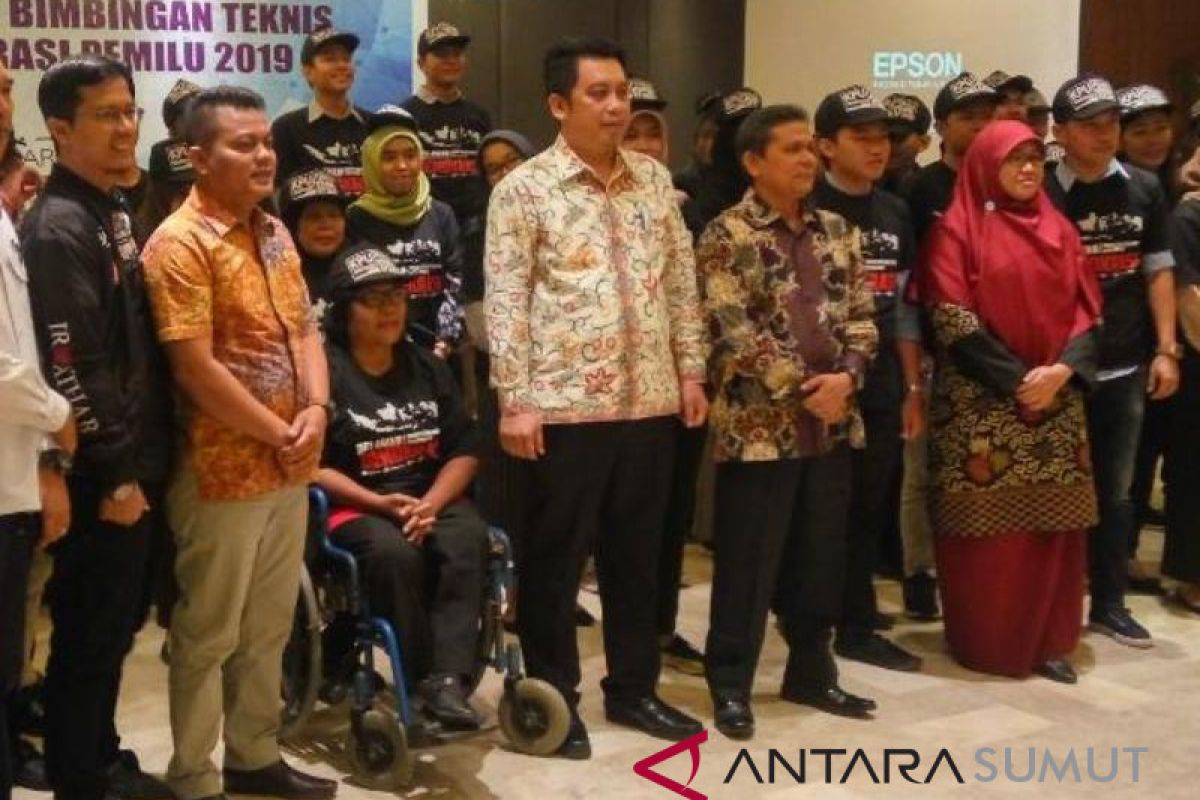 KPU Medan rekrut lima penyandang disabilitas sebagai relawan demokrasi