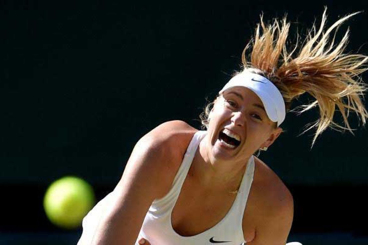 Sharapova mundur dari turnamen Italia Open karena cedera