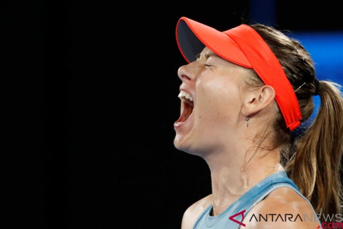 Maria Sharapova singkirkan juara bertahan Wozniacki di Australia Terbuka