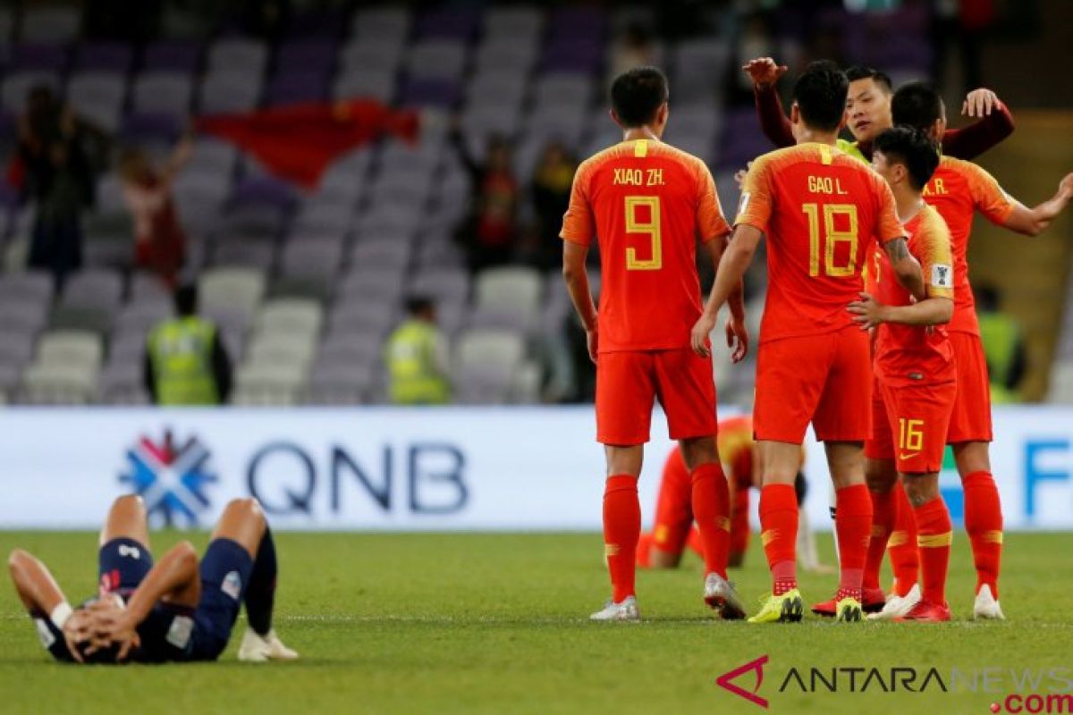 Kalahkan Thailand, China lolos ke perempat final piala AFC