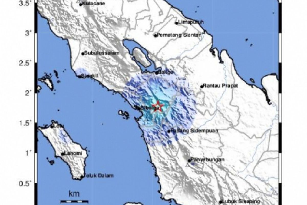 Pasca gempa, warga Pahae Taput trauma