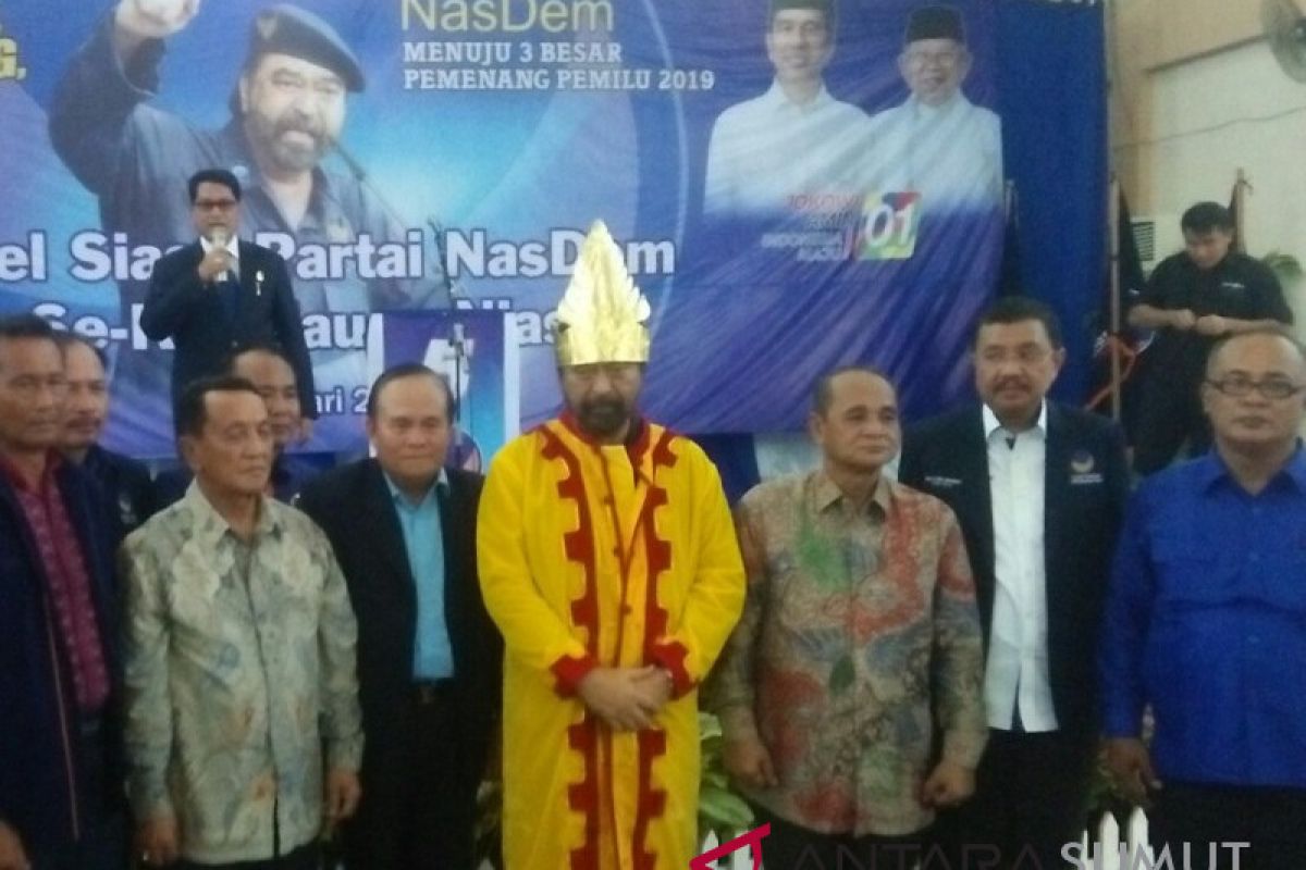 Surya Paloh sampaikan komitmen majukan Pulau Nias