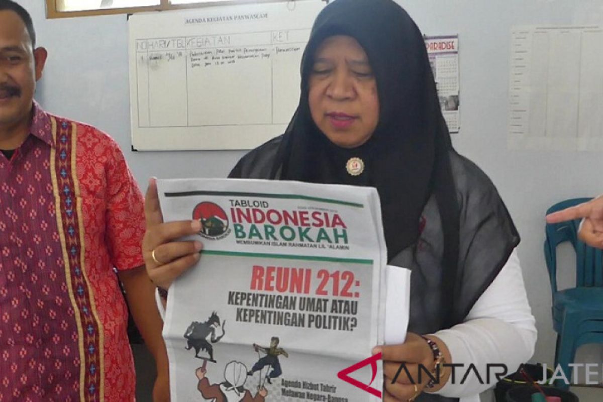 Ribuan Tabloid  Indonesia Barokah ditemukan di Temanggung