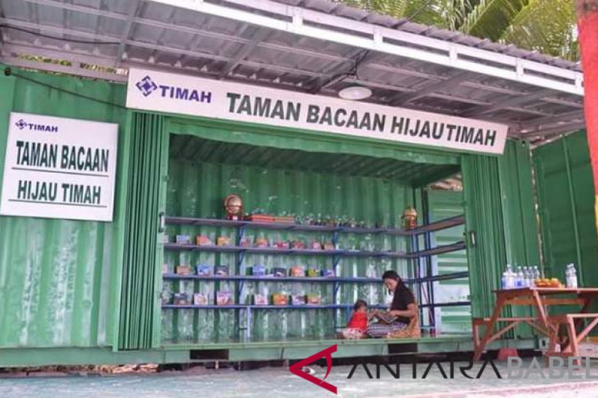 PT Timah luncurkan Taman Bacaan Hijau Tanjung Gunung