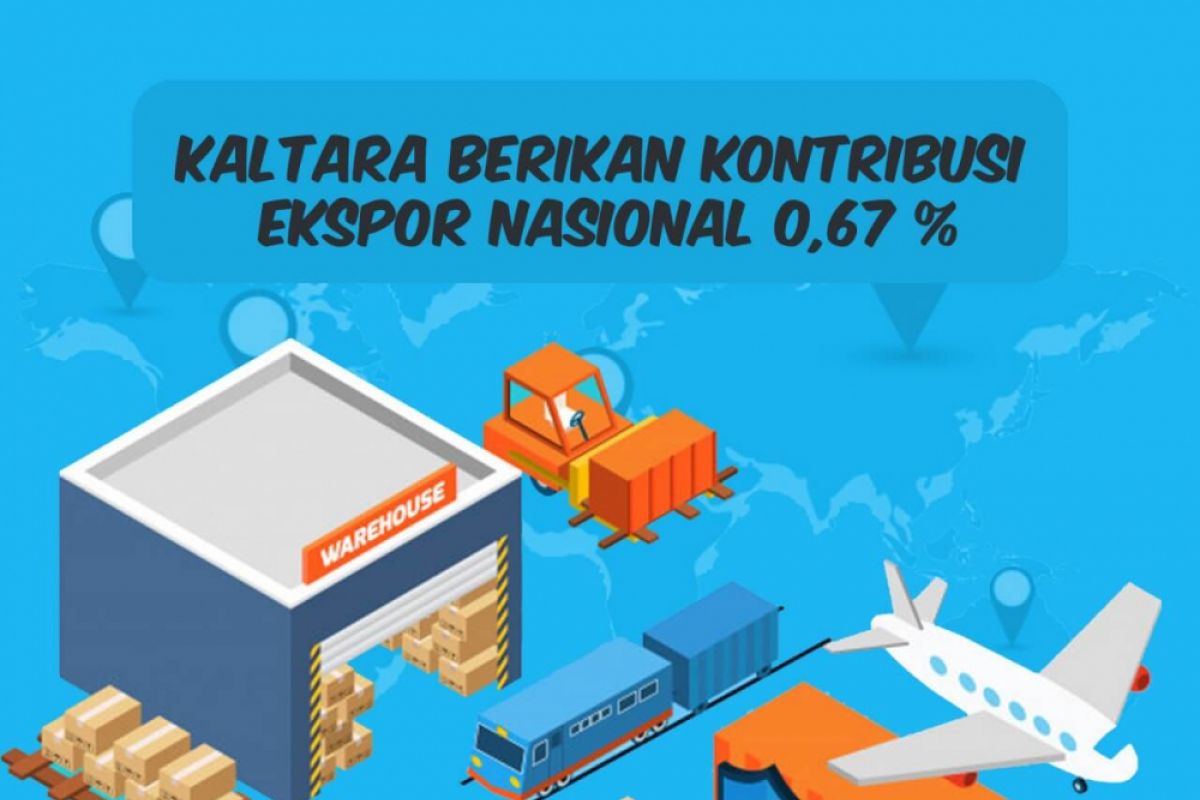 Kaltara berkontribusi  0,67 Persen pada ekspor Nasional