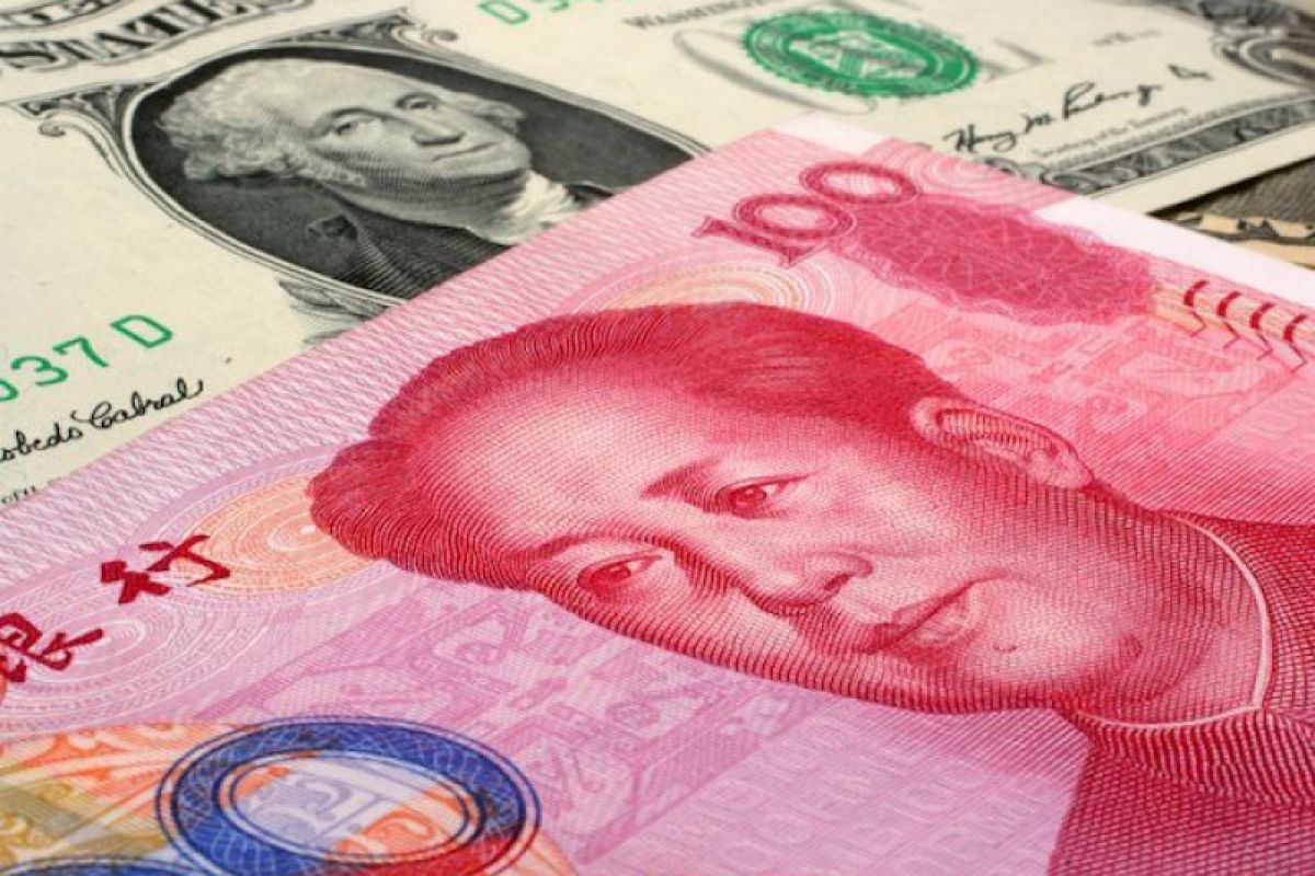 Yuan China melemah 44 basis poin terhadap dolar AS