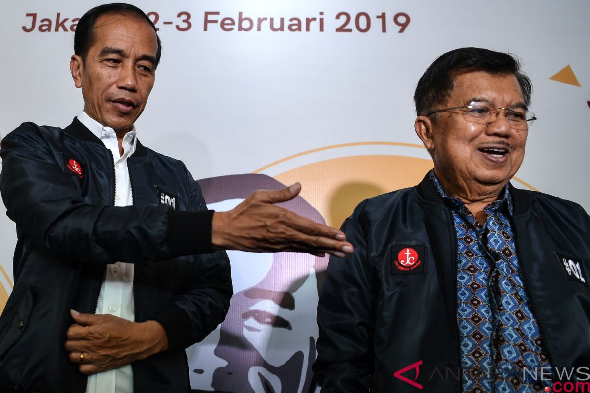 JK backs Jokowi-Ma`ruf pair "100 percent" in election: Jenggala center