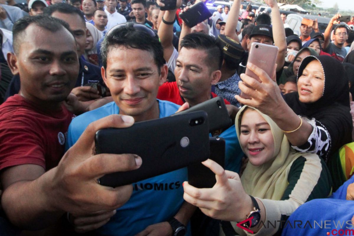 Sandiaga optimistis peluang menang di Jawa Tengah