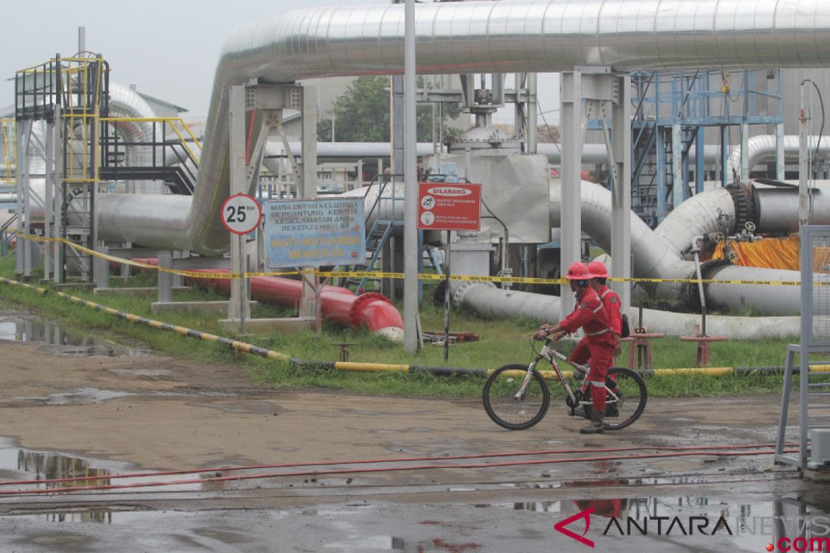 Area OGT Balongan Pertamina terbakar