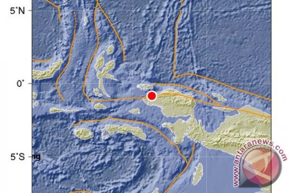 Gempa bumi 3,0 SR guncang Sorong Selatan