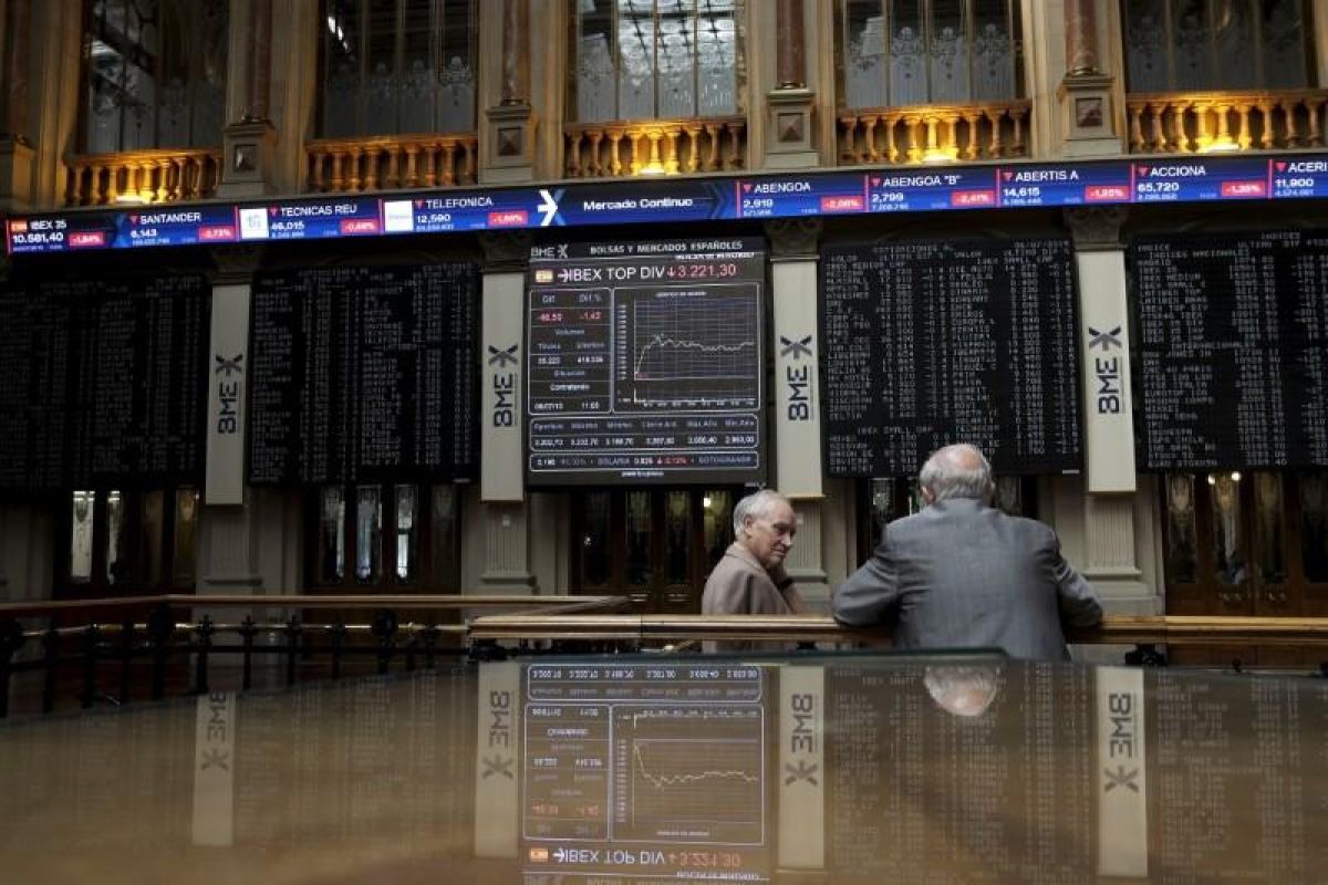 Bursa Spanyol merosot, Indeks IBEX-35 ditutup anjlok 156,20 poin