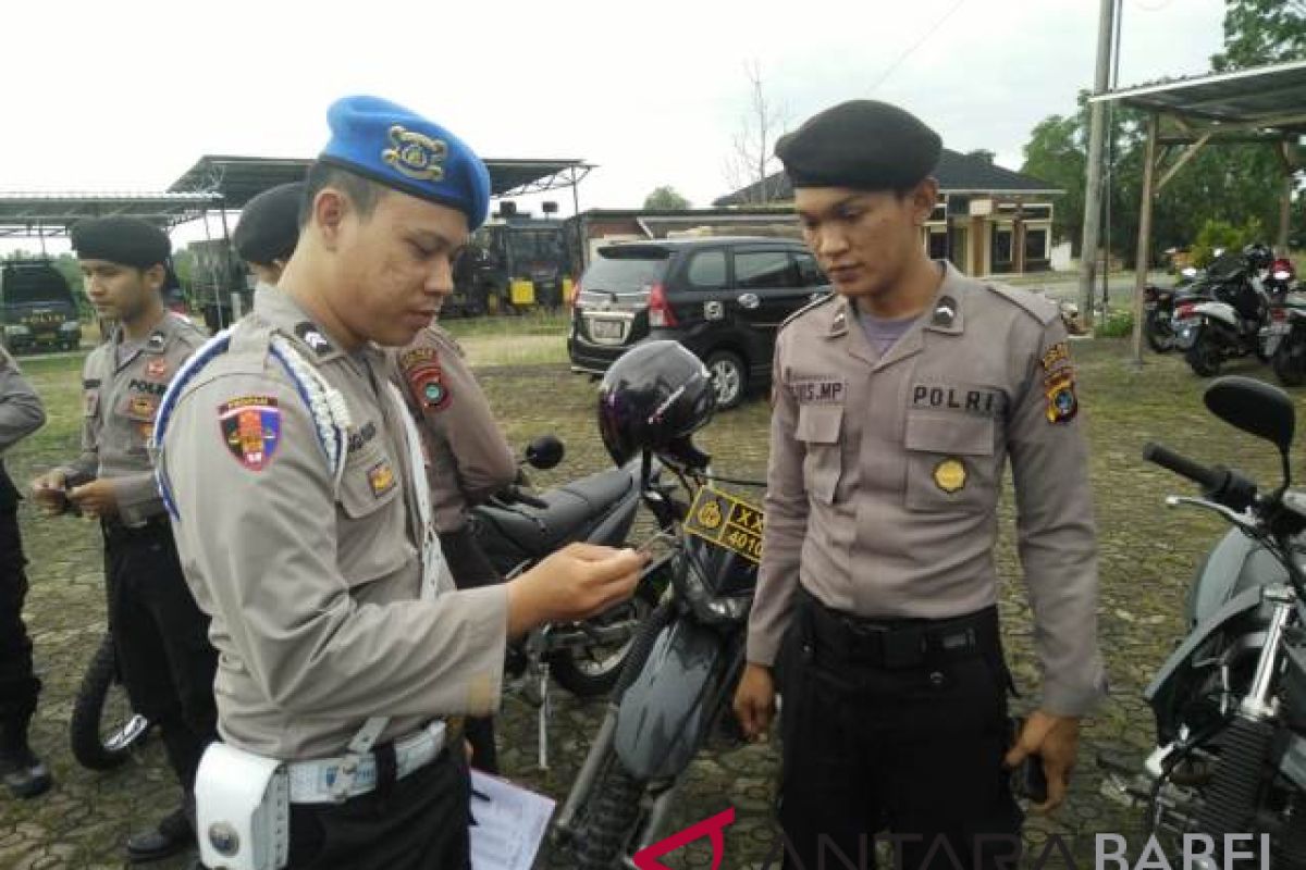 Propam Bangka Barat tertibkan personel langgar aturan