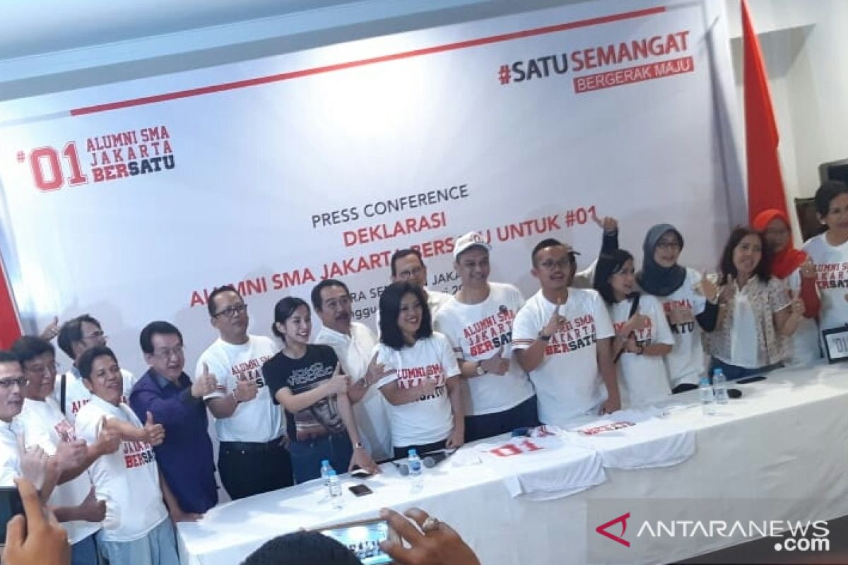 "Alumni SMA Jakarta Bersatu" deklarasikan dukungan ke Paslon 01