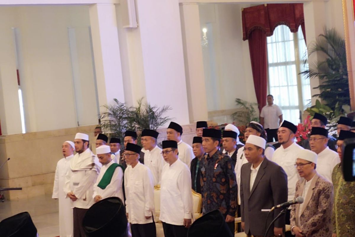 Presiden Jokowi silaturahim dengan kiai-habib se-Jadetabek