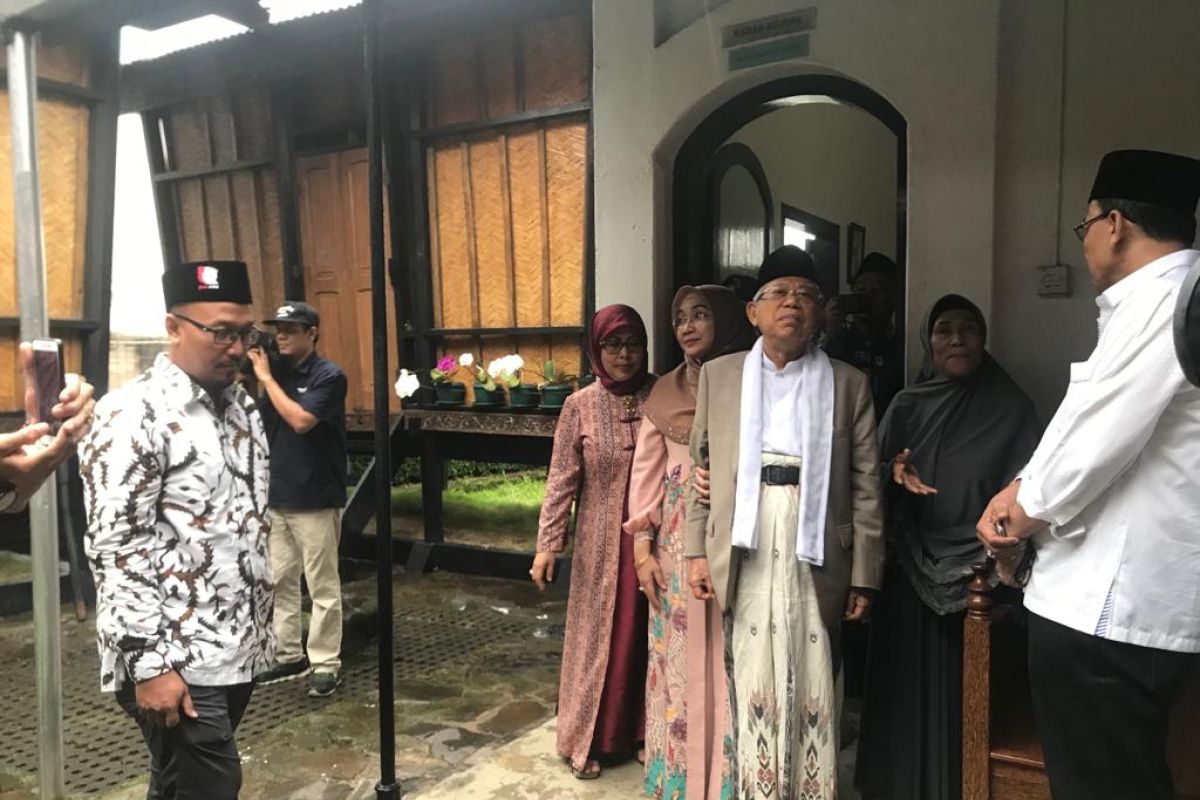 Ma'ruf Amin kunjungi rumah kelahiran Bung Hatta