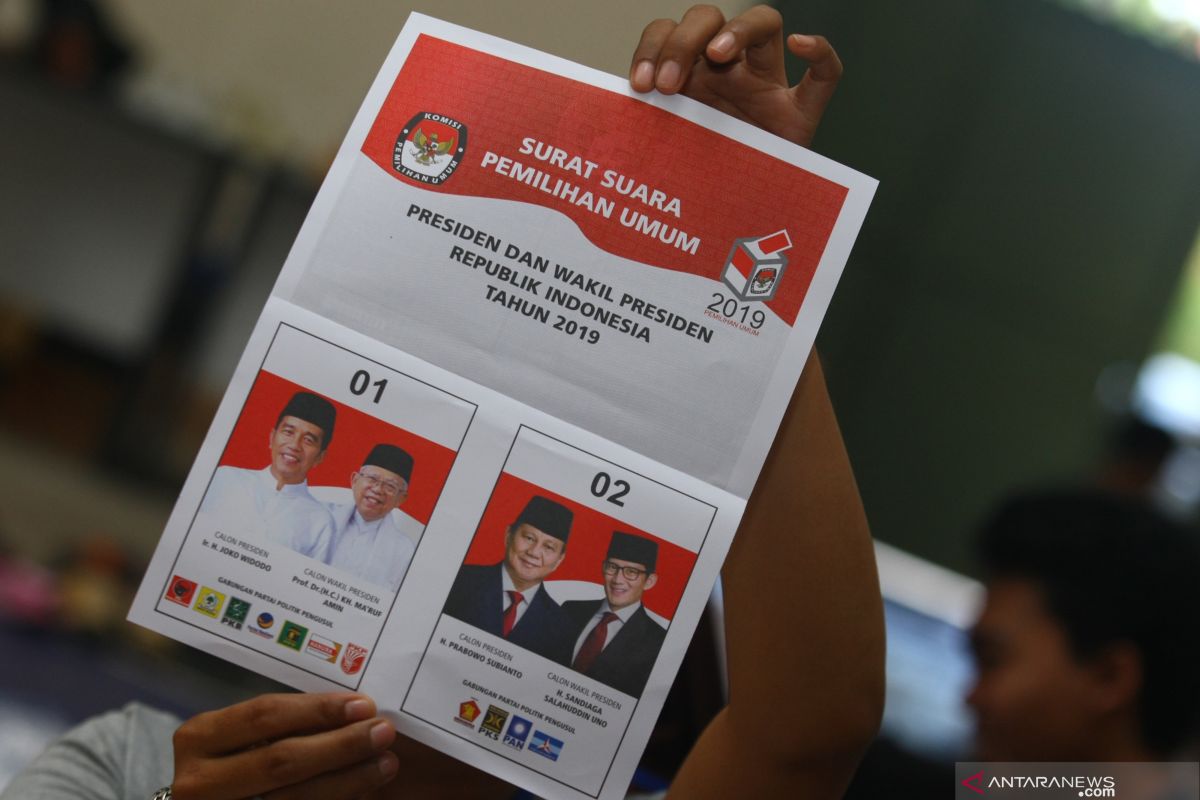 Di Franfurt Jokowi-Ma'ruf raih 84,54 persen