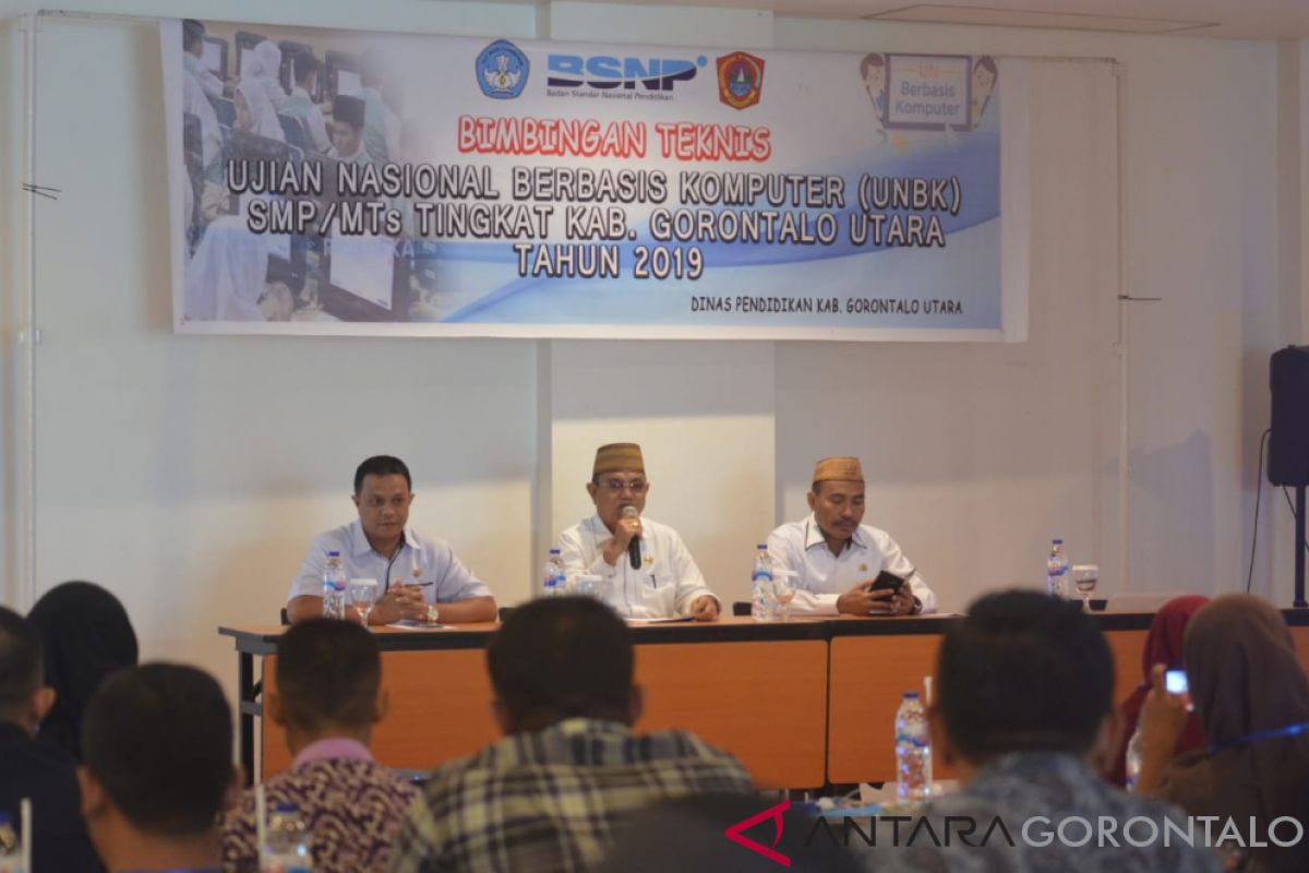 Diknas Gorontalo Utara Deteksi Titik Rawan Jaringan Internet Melalui Simulasi UNBK