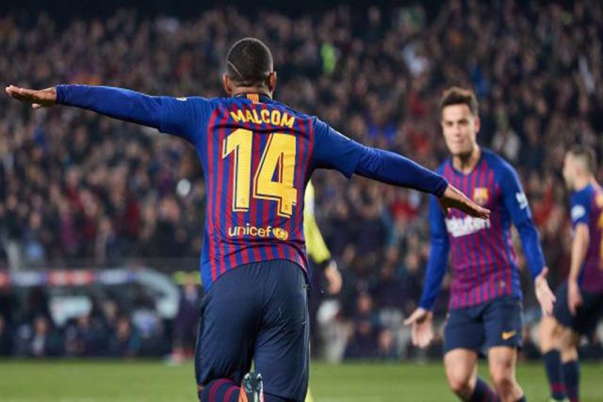 Malcom Cetak Gol Penyelamat Barcelona Pada Semifinal Piala Raja