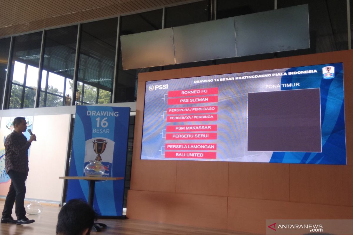 Babak 16 besar Piala Indonesia 2018-2019 siap digelar