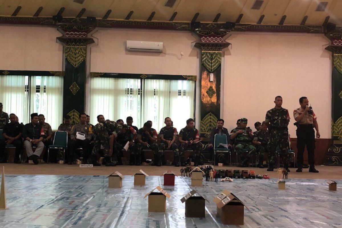 TNI gelar simulasi perkuat koordinasi penanganan kerawanan pemilu