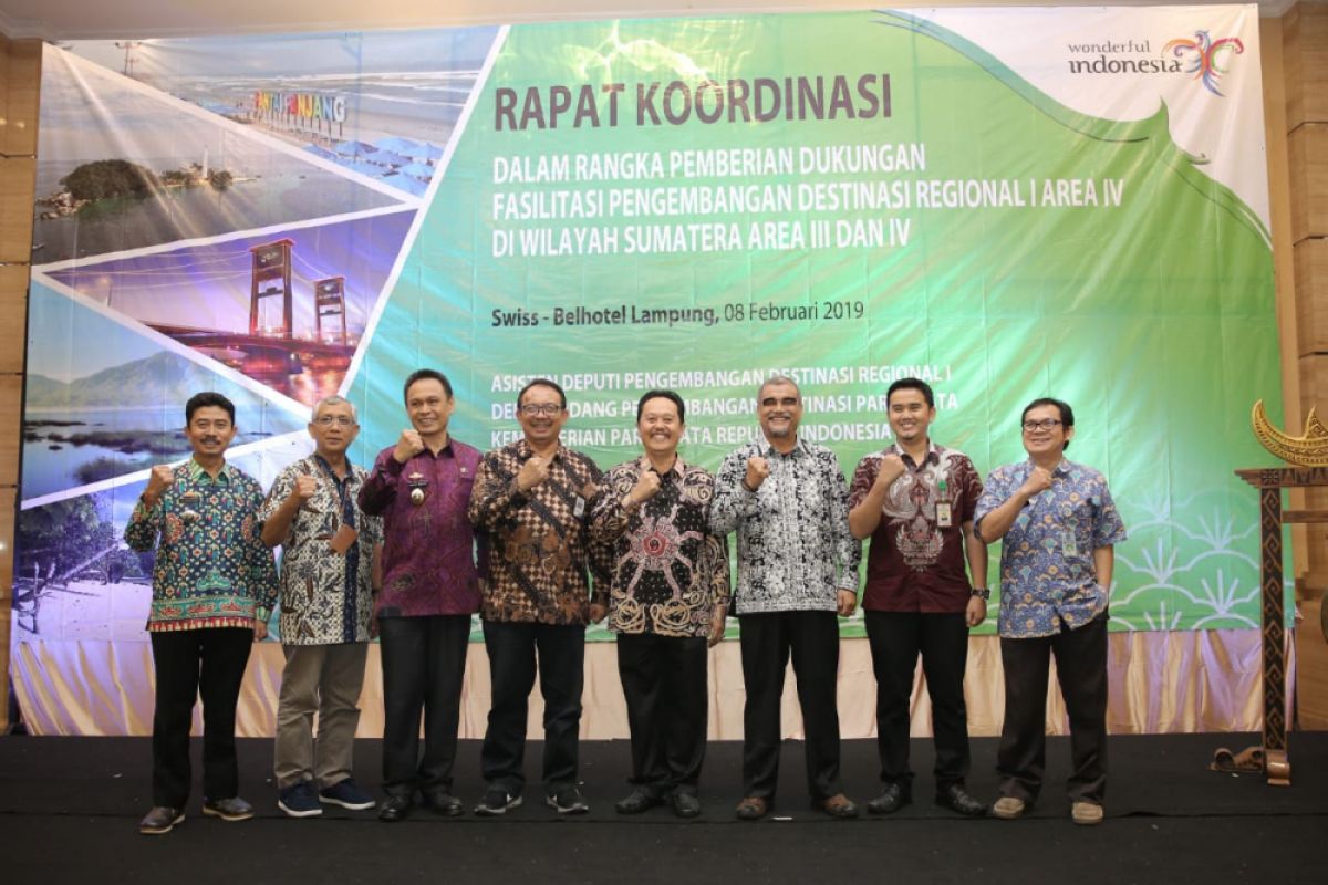 Lampung Tuan Rumah Rakor Destinasi Wisata Regional Sumatera