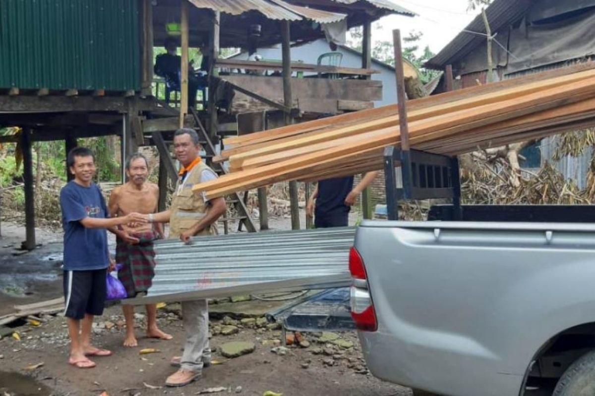 BPBD Makassar bantu perbaikan rumah terdampak cuaca