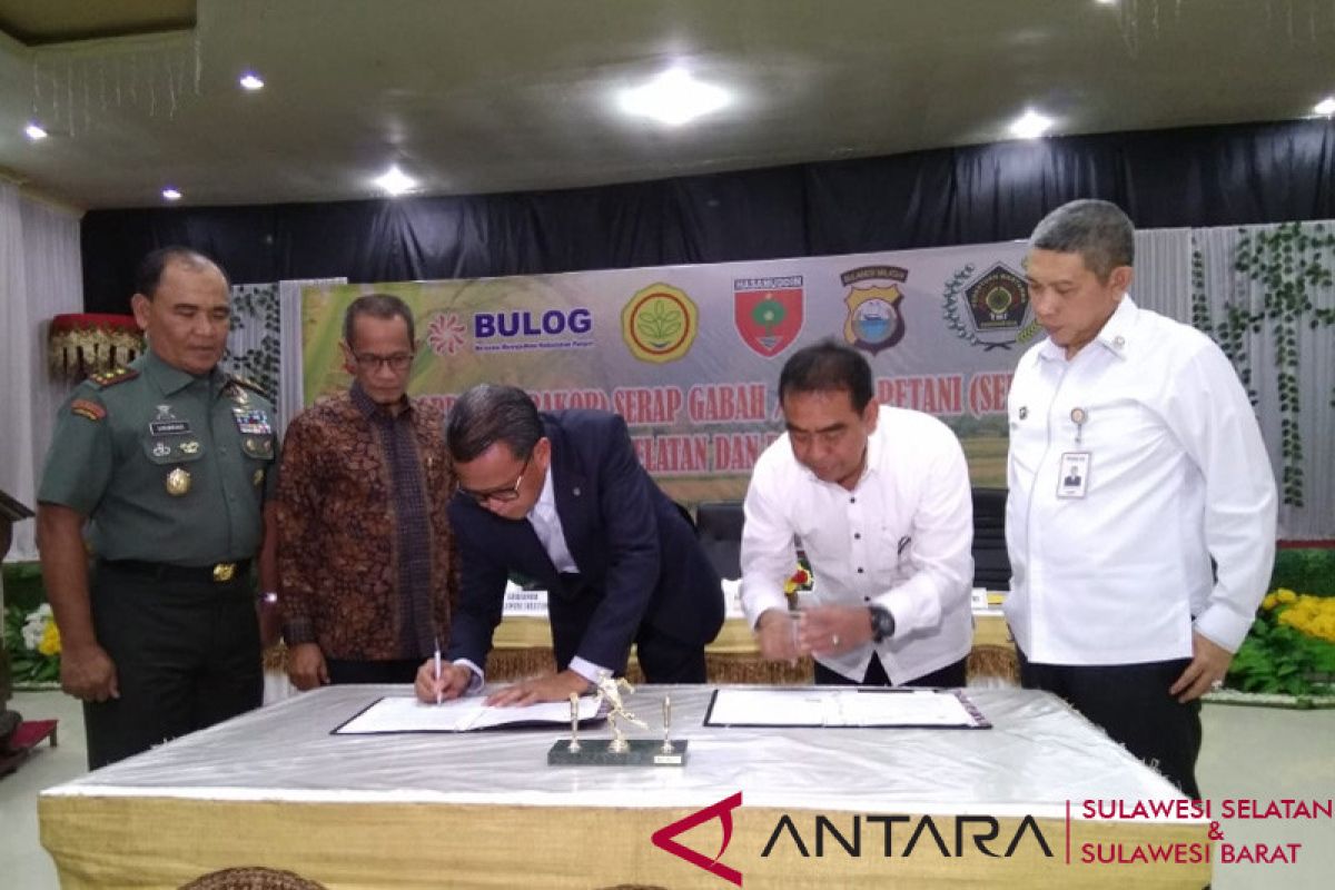 Bulog targetkan Sulsel sumbang 15 persen produksi gabah