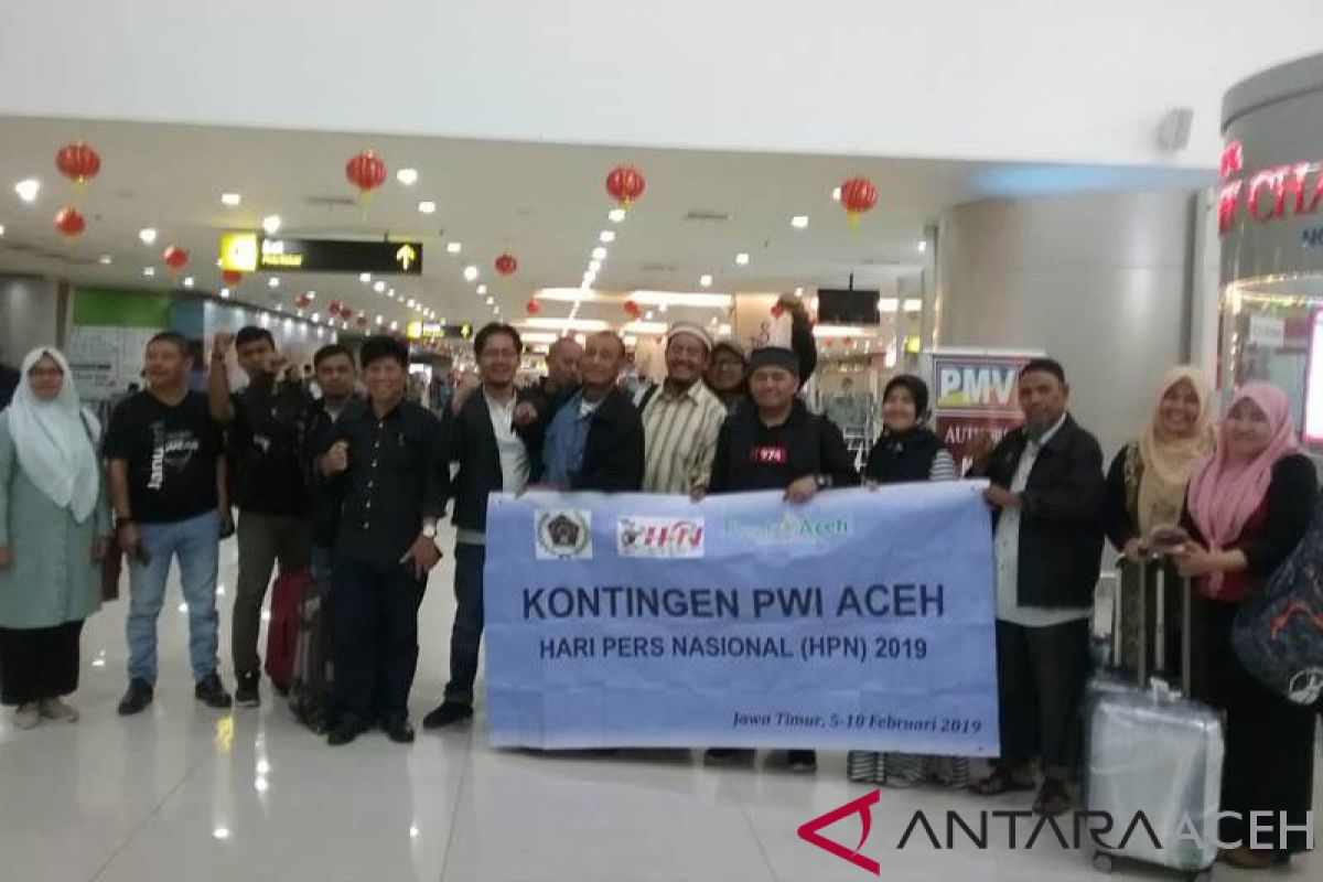 Puluhan wartawan Aceh hadiri HPN 2019 di Surabaya