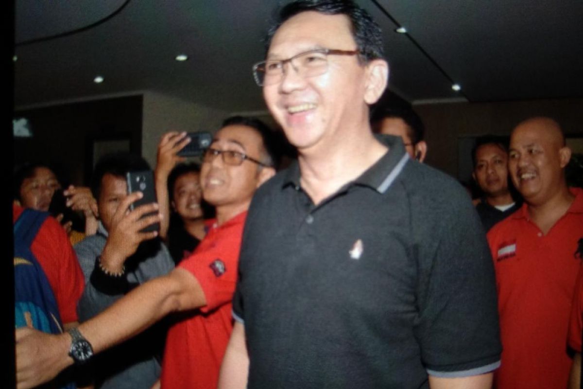 Ahok sambangi Sekretariat PDI Perjuangan Bali