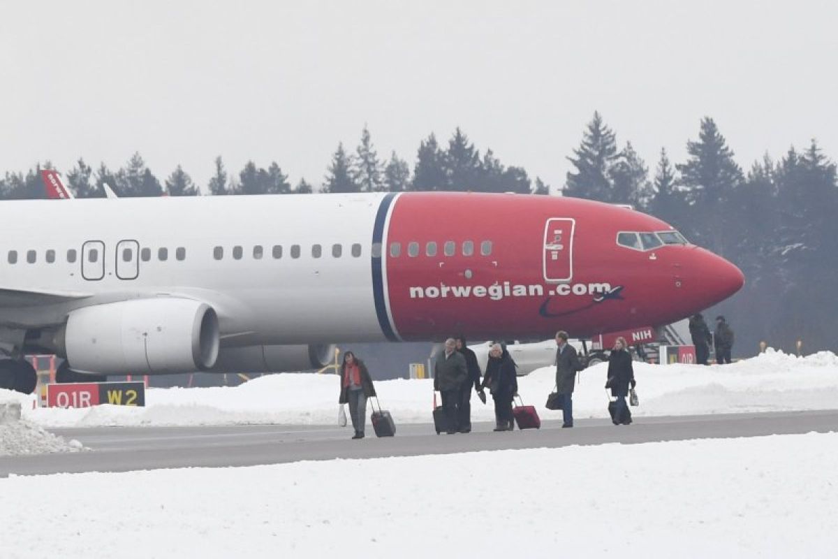 Dapat Ancaman Bom Pesawat Norwegia Terpaksa Mendarat di Stockholm