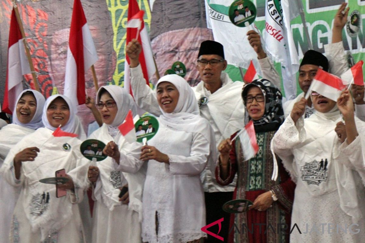 Ribuan kiai-santri deklarasi pemenangan Jokowi-Ma'ruf